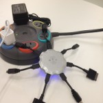 The latest in conference mobile phone charging stations (PHOTO)