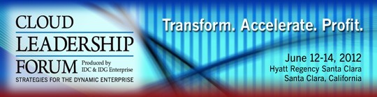 Photo: Cloud Leadership Forum 2012