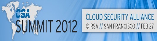 Photo: Cloud Security Alliance (CSA) Summit 2012